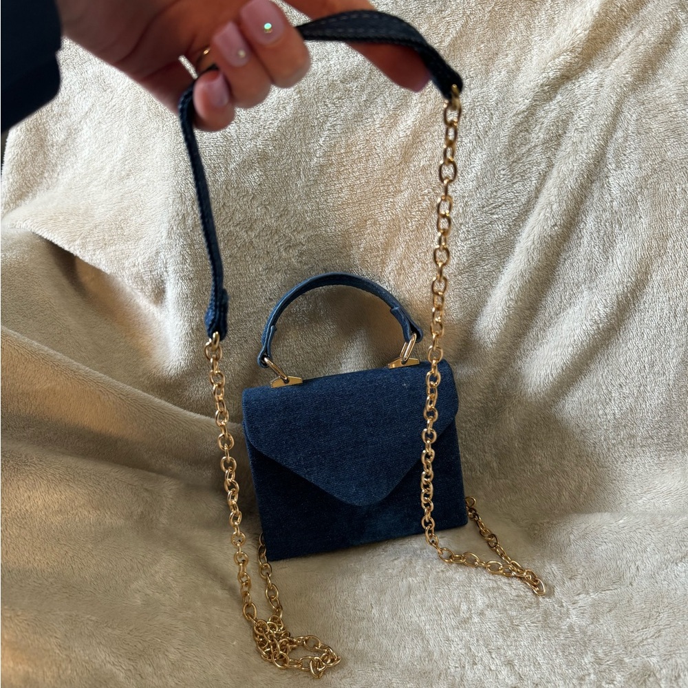 NWT Mini Denim Purse/ Shoulder Bag